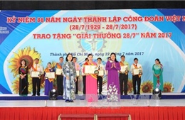 Thành phố Hồ Chí Minh tuyên dương các Chủ tịch Công đoàn cơ sở tiêu biểu 